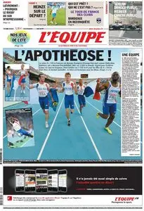  L'EQUIPE - Lundi 2 aout 2010