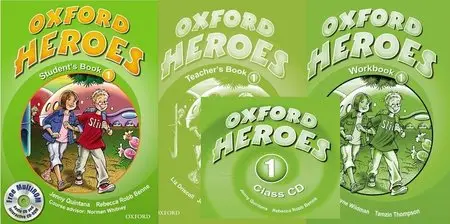 Jenny Quintana, "Oxford Heroes 1" (SB, TB, WB, Audio CDs, CD-ROM) - Repost