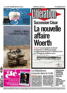 Libé - Mercredi 4 aout 2010