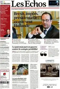 Les Echos du Jeudi 30 Juin 2016