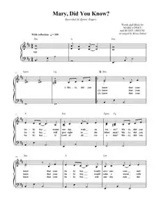 Christmas Sheet Music - Mary Did You Know