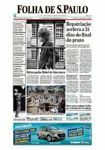 Folha de São Paulo - 14 de outubro de 2016 - Sexta