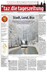 Tageszeitung TAZ vom 27 Dezember 2012