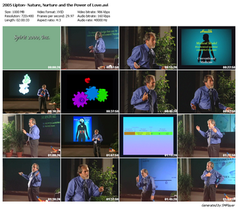 Bruce Lipton: Nature, Nurture and the Power of Love (2005)