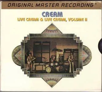 Cream - Live Cream, Vol. I '70 & II '72 (1995) [MFSL, UDCD 2-625]