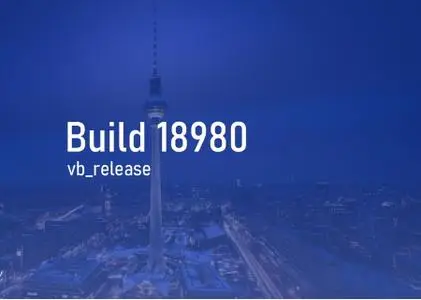 Windows 10 Insider Preview (20H1) Build 18980.1