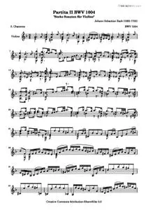 BWV 1004 Chaconne