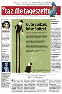 Tageszeitung TAZ vom 27 Juni  2013