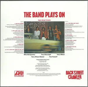 Back Street Crawler - The Band Plays On (1975) [2014, Wowow Entertainment IECP-10310, Japan]