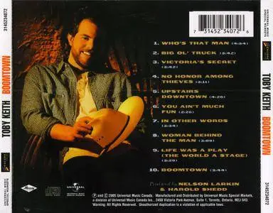 Toby Keith - Boomtown (1994) {2005, Reissue}