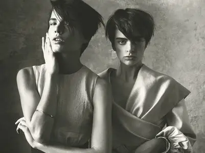 Anne Verhallen and Antonia Wilson by Norman Jean Roy for Porter Magazine #8 Summer 2015