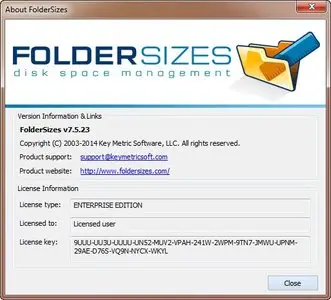 Key Metric Software FolderSizes 7.5.23 Enterprise Edition Portable