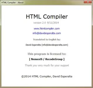 HTML Compiler 2.0 DC 11.09.2014