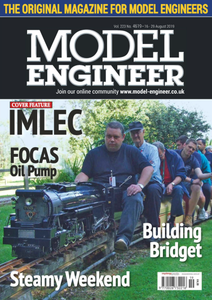 Model Engineer - 16 August 2019