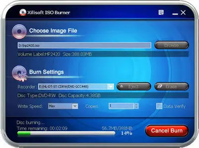 Xilisoft ISO Burner 1.0.56.0319 + Rus