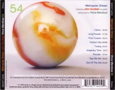 Metropole Orkest feat. John Scofield - 54 (2010) [Repost]
