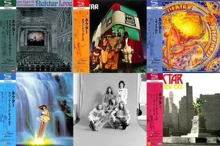Nektar - Collection 1974-77 (5 Albums, 7CDs) [Japan (mini LP) SHM-CD+CD, 2013]