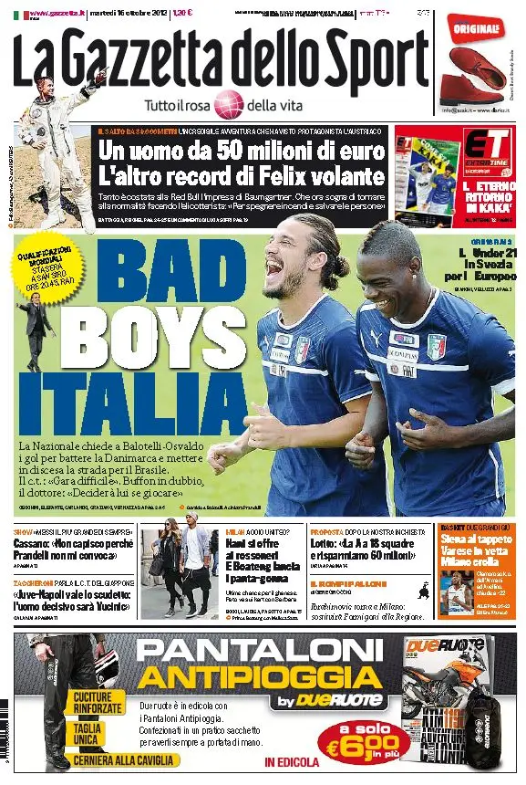 La Gazzetta dello Sport (16-10-12)