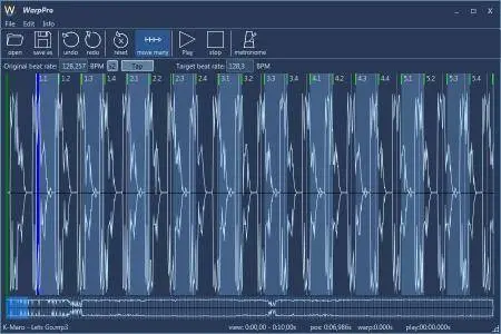 WarpPro Beat Editor 1.0.0.53081