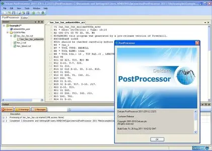 Delcam PostProcessor 2011 SP0 32Bit & 64bit