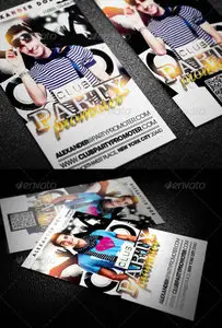 GraphicRiver Club Party Promoter Business Card