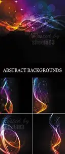Dark Abstract Backgrounds Vector