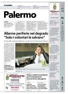 la Repubblica Palermo - 4 Febbraio 2018