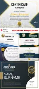 Vectors - Certificate Templates 80