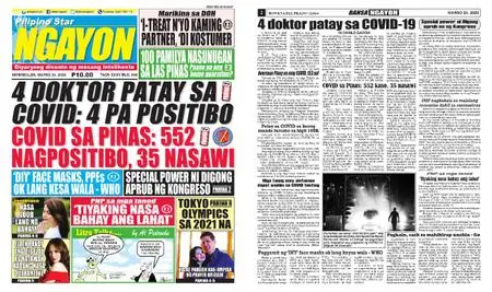 Pilipino Star Ngayon – Marso 25, 2020