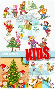 Kids - Stock Vectors