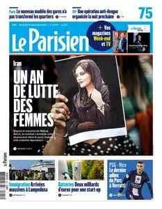 Le Parisien du Vendredi 15 Septembre 2023