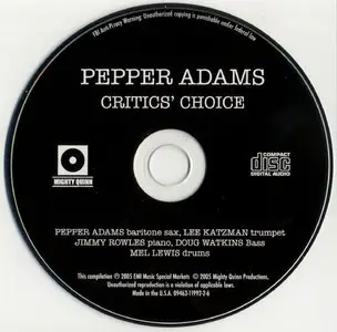 Pepper Adams - Critics' Choice (1957) [Remastered 2005]