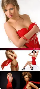 Ledy in red