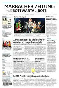 Marbacher Zeitung - 27. Februar 2018