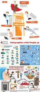 Vectors - Infographics with People 43