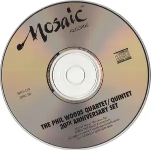 The Phil Woods Quartet/Quintet - 20th Anniversary Set (1976-92) [5CD BoxSet] {1995 Mosaic Remaster}