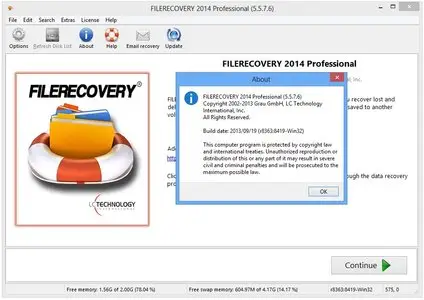 LC Technology FILERECOVERY 2014 Professional 5.5.7.6