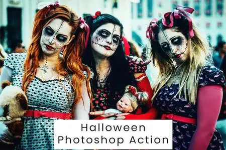 Halloween Photoshop Action