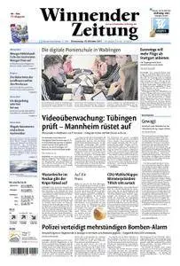 Winnender Zeitung - 19. Oktober 2017