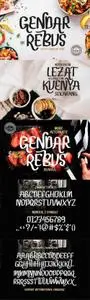 Gendar Rebus - A Cute Display Font 3860947