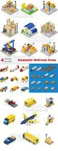 Vectors - Isometric Delivery Icons
