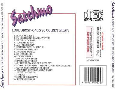 Louis Armstrong - Satchmo: Louis Armstrong's 20 Golden Greats (1996) {Music World}