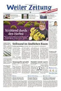 Weiler Zeitung - 21. Oktober 2017