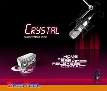 FlashMint 2203 Recording studio flash template