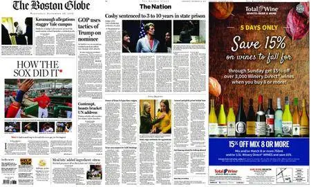 The Boston Globe – September 26, 2018