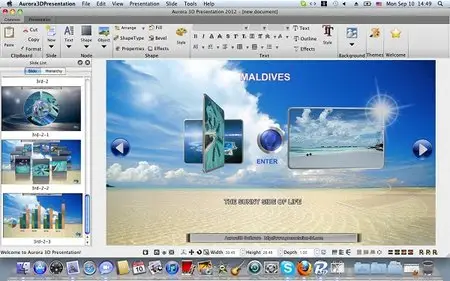 Aurora3D Software Presentation v16.0.1091126