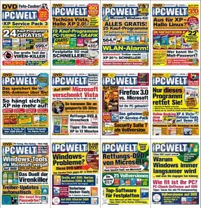 PC Welt und Sonderhefte Jahrgang 2008