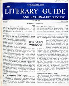 New Humanist - The Literary Guide, August 1945
