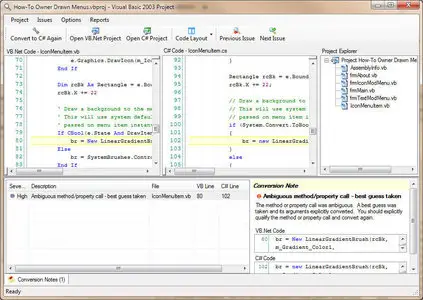 VB.Net to C Sharp Converter 3.01