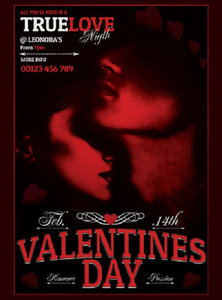 PSD Valentines Day Flyer Template